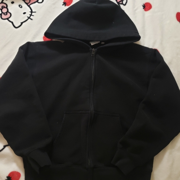 TNA Sweaters - TNA Black Sweatfleece hoodie